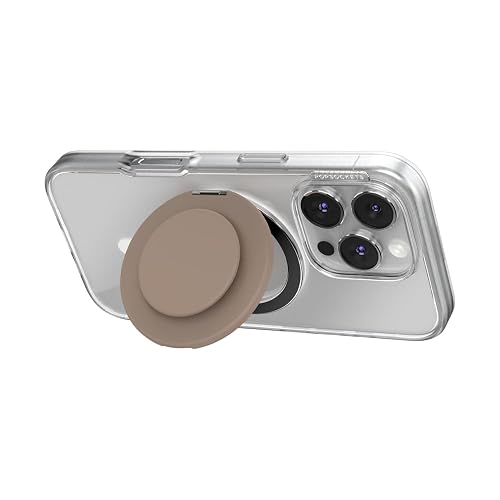 PopSockets - Empuñadura para MagSafe, Agarre para teléfono con Soporte de teléfono Integrado, Soporte Ajustable para Retrato u Paisaje, Fuerte sujeción magnética, Compatible con Carga inalámbrica