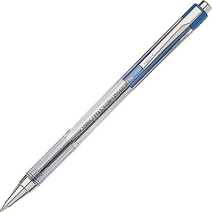 Pilot Better Retractable 30001, Bolígrafo Retráctil, Tinta Azul, Usa Repuesto, Caja de 12
