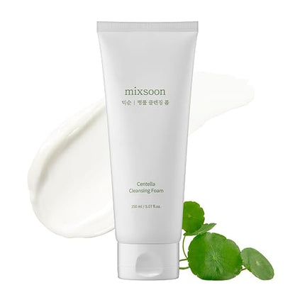 Centella Cleansing Foam – Espuma con CICA y ácido salicílico, 150 ml | Limpiador facial hidratante con Centella de Jeju, elimina maquillaje e impurezas sin resecar la piel sensible