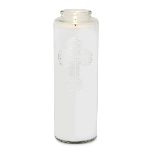 Root Candles - Vela de Cristal para meditación, diseño de 7 días, Transparente