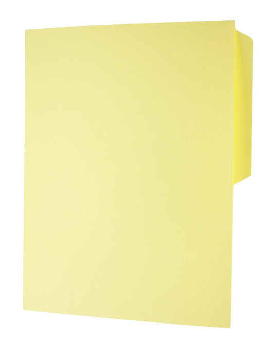 Oxford M750 1/2 YEL Fólder Manila Tamaño Carta Ceja 1/2, Caja de 100, Color Amarillo
