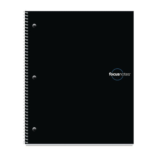 TOPS FocusNotes Note Taking System 1-Subject Notebook, 11 x 9 Inches, White, 100 Sheets (90223)