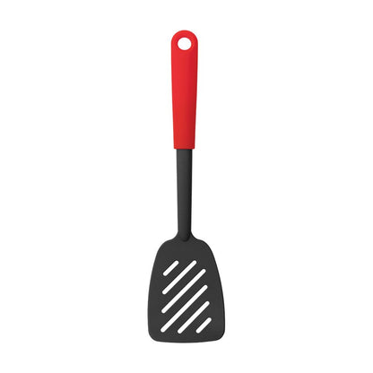 Brabantia 106224 Nylon 1pieza(s) - Espátula de cocina (Negro, Rojo, Nylon, Con agujero en la empuñadura para colgar, 220 °C, 72 mm, 3 cm)
