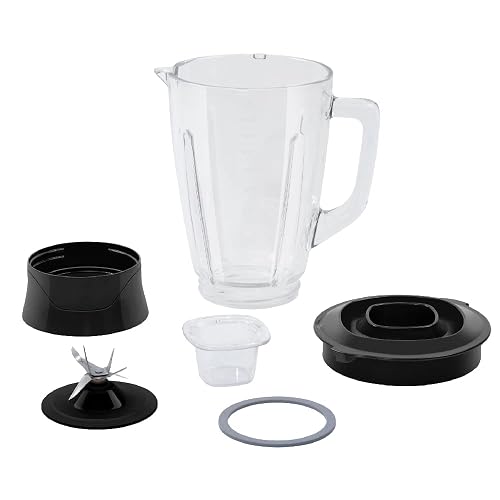 T-FAL Licuadora Infiny Force XL 10 velocidades negra | Tritura todo sin dejar trozos, 6 cuchillas de acero inoxidable, 3 veces más eficiente. Capacidad de 2.2 L, 550W. LN8208MX