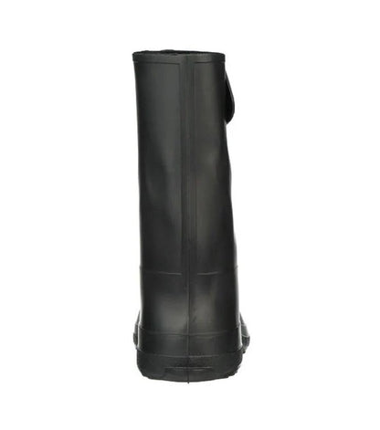 Tingley goma 1400Ã‚ Chanclo de hule de 25.4Ã‚ cm con bota de botón, tamaño mediano, color negro