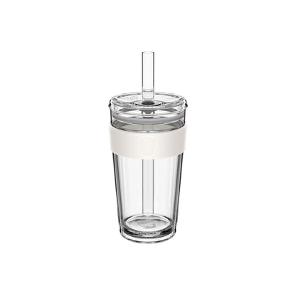 KeepCup - Vaso de café helado de doble pared con tapa y popote, 16 onzas (454 ml)