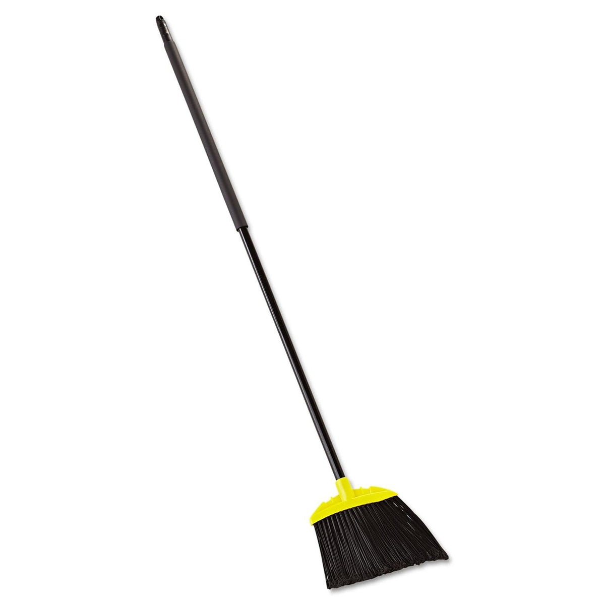 Rubbermaid Commercial Products - Escoba de ángulo de Barrido Jumbo de Superficie Lisa de 10 Pulgadas, Mango de Metal, Negro, para Limpiar áreas difíciles de alcanzar