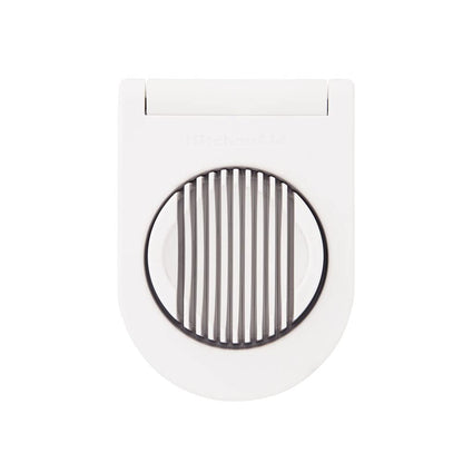 KitchenAid - Cortador de huevos clásico con alambres de acero inoxidable, 9 pulgadas, color blanco