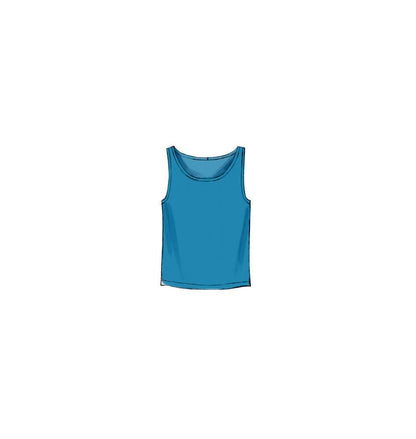 McCall Pattern Company M6973 - Playera sin Mangas para Hombre, Talla XM SML-Med-LRG