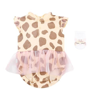 Baby Creysi Vestido Jirafa para Bebé Niña Pack de 2 Algodón Hipoalergénico