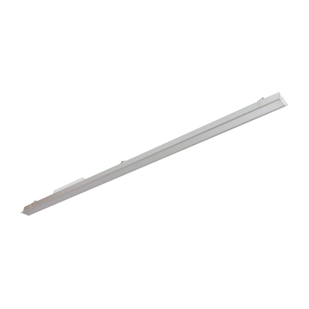 Tecnolite - Lámpara Lineal LED Empotrable 1.19 m. de Longitud 20 W, Luz Blanca Neutra, No atenuable, LED integrado