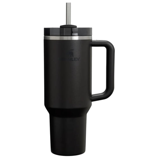 Stanley Quencher H2.0 Termo de Acero Inoxidable con Popote 1.18 L - Black