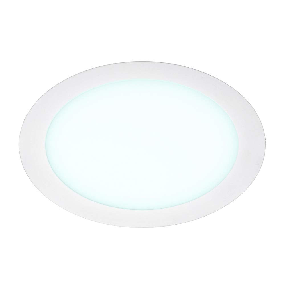 Tecnolite - Lámpara Empotrable de Techo, Downlight LED 24 W, Luz de Día 6500K, No atenuable, Diseño ultradelgado, Interiores