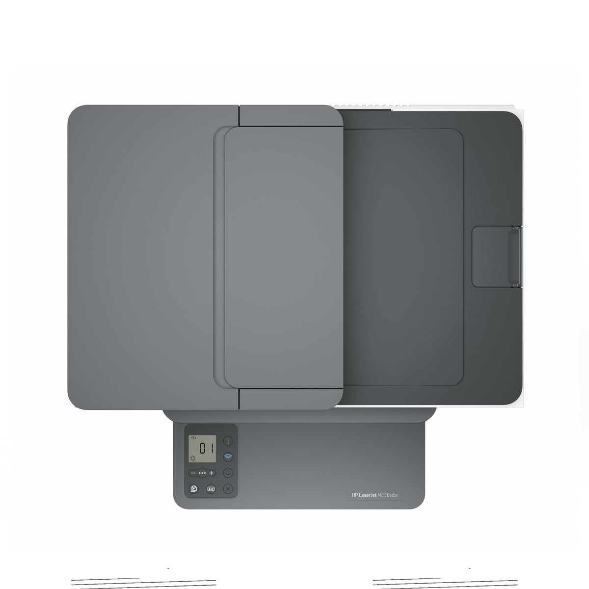 HP Impresora Multifuncioal LaserJet M236sdw, Blanco y Negro, Impresora para Pequeñas oficinas, Impresión, Copia, Escaneado, Impresión a Dos Caras (9YG09A)