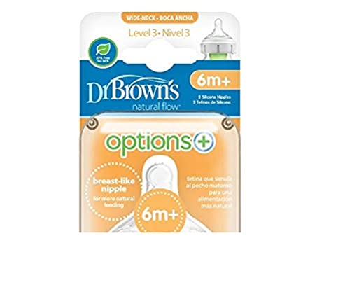 Dr. Brown's Tetina cuello ancho Options+ nivel 3