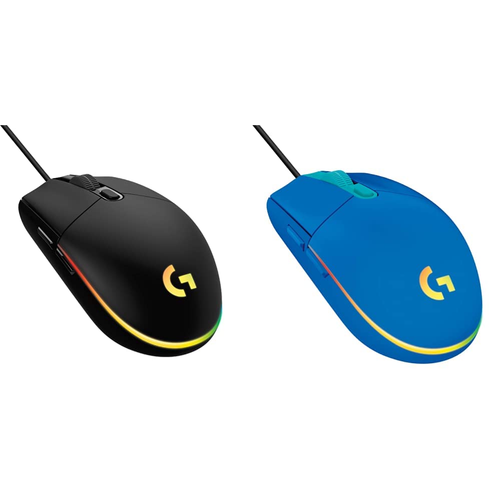 Logitech G203 LIGHTSYNC Mouse Gaming con Iluminación RGB Personalizable + G203 LIGHTSYNC Mouse Gaming con Iluminación RGB Personalizable