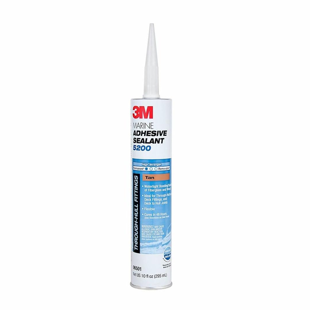 3M Marine 5200 Adhesivo Sellador de Poliuretano 10 oz - 10 fl oz - Beige Bronceado - 1
