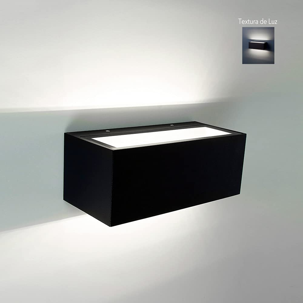 Tecnolite - Lámpara de exterior LED para sobreponer, 20 W, Luz blanca neutra