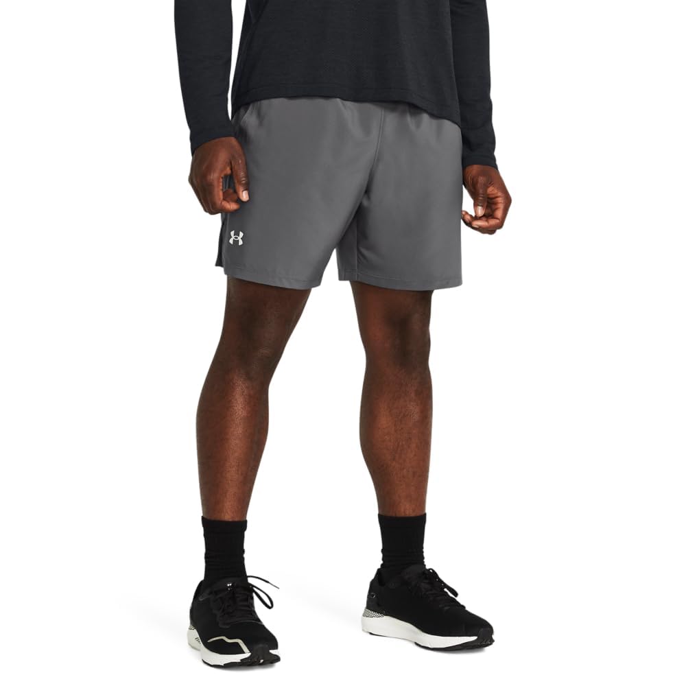 Under Armour UA Launch Shorts para Correr Hombre - XS - (025) Castlerock - Castlerock - Reflectivo