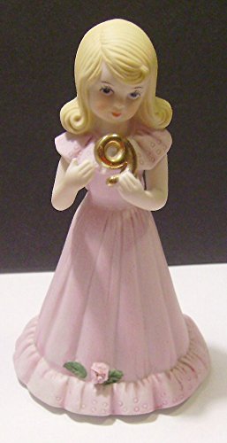 Enesco E2309 Growing up Girls from Blonde Age 9 Figurine 5 IN