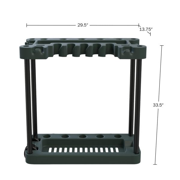 Stalwart 75-ST6010 Rolling Garden Fits 40 Tools Storage Rack Tower