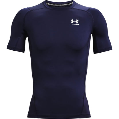 Under Armour HeatGear Camiseta de Compresión para Hombre - Azul Marino - M