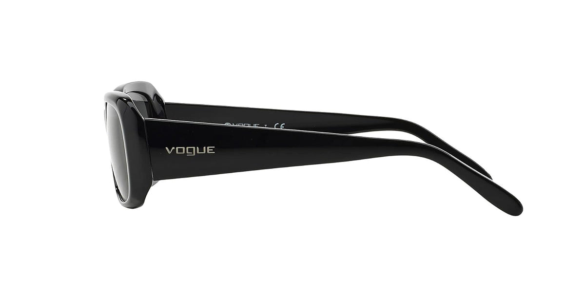 Vogue Eyewear anteojos de sol para mujer, marco de Havana oscuro, lentes degradadas café polar, 55 mm