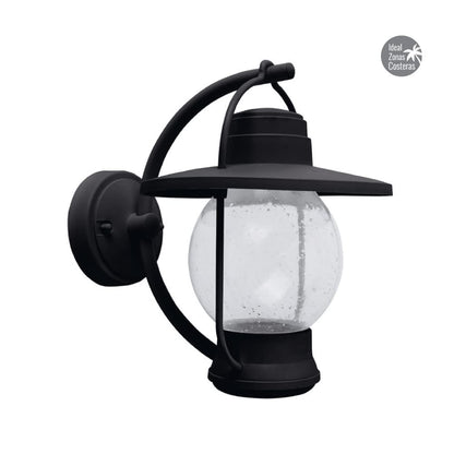 Tecnolite Lámpara de Pared Arbotante Tipo Farol Exterior, Ideal Zona Costera 60 W, Base E27, IP44, No incluye foco