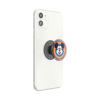 PopSockets - Empuñadura para teléfono con Soporte expandible, Agarre calcomanía, Disney - Rainbow Mickey Pride