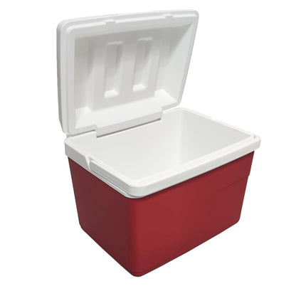 Estra Hielera Térmica Rígida 22L | Playa, Picnic y Camping | 31x41x31 cm (23.2 QT), libre de BPA, hasta 22 latas, 2.29 kg, manija resistente