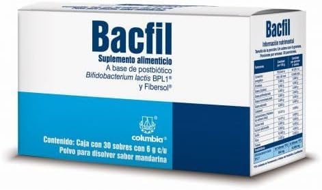 Bacfil Suplemento Alimenticio, 30 Sobres