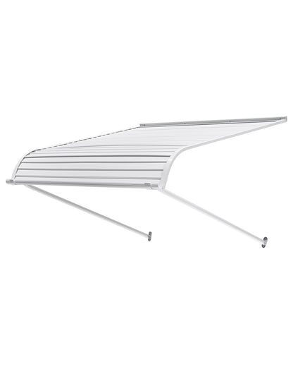 VEVOR Toldo para Exterior, Área de Protección Solar de 1016 x 1066 mm Toldo de Aleación de Aluminio Resistente a la Oxidación con Voladizo Compatible para Puerta de 0,8 m de Ancho de Exterior
