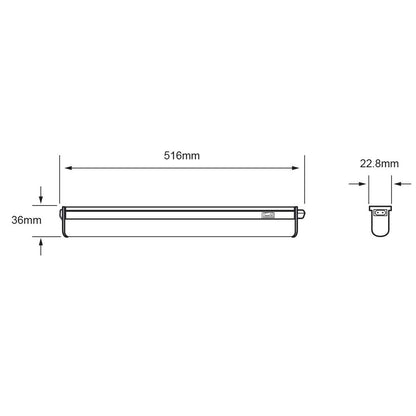 Tecnolite Lámpara Colgante LED, Luz de Techo LED Minimalista, 7 W, Luz Blanca Dinámica 3 000 k - 6500 K, 100 - 240 V, 650 Im