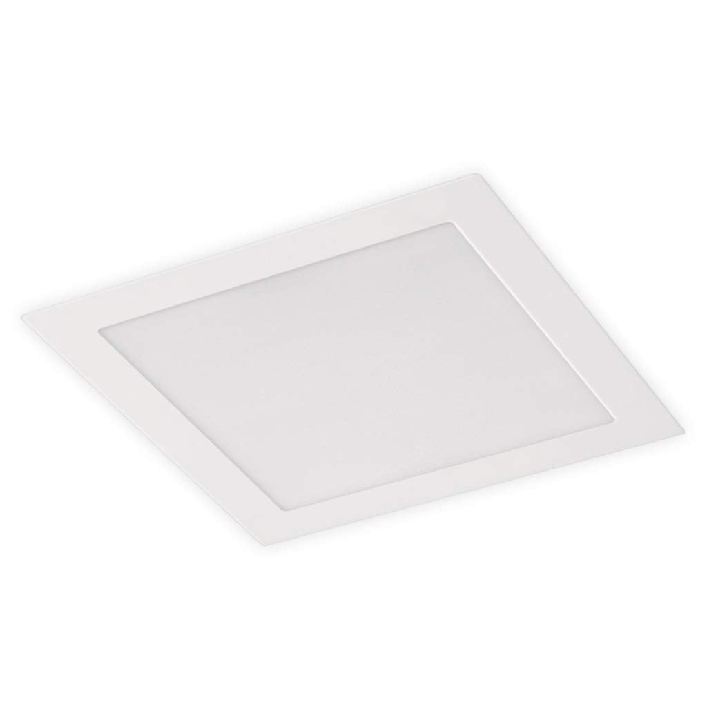 Philips LED Empotrado DL252 Cuadrado 8" - luz cálida de 18 watts