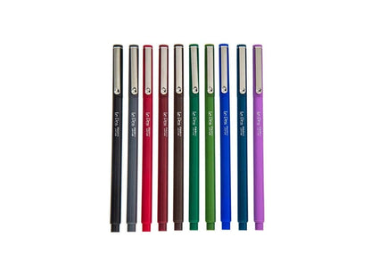 Uchida Of America 4300-10B Juego de bolígrafos de dibujo Le Pen de 10 piezas de tamaño 0,3 puntos
