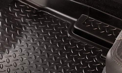 Serie de Estilo clásico Husky Liners | 1997-2003 Ford F-150 SuperCab/Cabina estándar, 2004 Ford F-150 Heritage SuperCab/Cabina estándar | Renovaciones de Piso Delantero, Negro | 33301