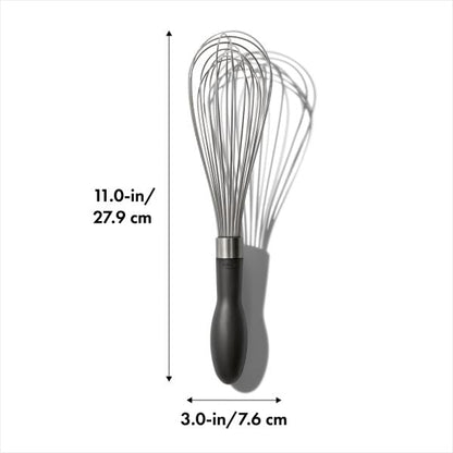 Oxo 74291 Batidor Globo Acero Nylon, 27.9 cm, Multicolor