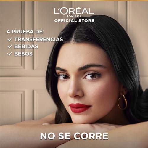 L’Oréal Paris Infaillible Le Matte Resistance Labial Líquido de Larga Duración por 16H, a Prueba de Agua, Color Intenso, con Ácido Hialurónico, Tono True Love
