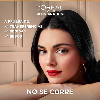 L’Oréal Paris Infaillible Le Matte Resistance Labial Líquido de Larga Duración por 16H, a Prueba de Agua, Color Intenso, con Ácido Hialurónico, Tono True Love
