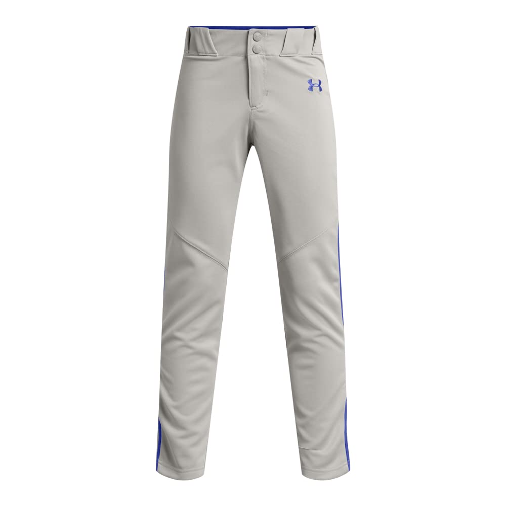 Under Armour Pantalón de Béisbol Utilitario para Niño - (081) Baseball Gray - Royal - Royal - CH