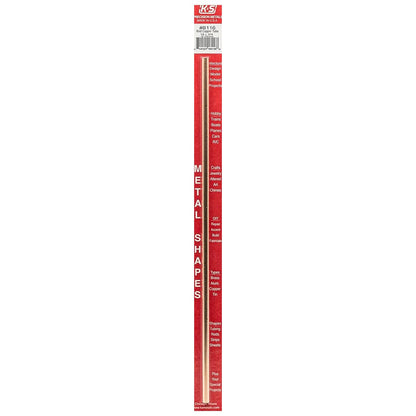 K&S 8116 - Tubo redondo de cobre, 1/4 pulgadas de diámetro exterior x 0 pulgadas de largo x 12 pulgadas de largo, 1 pieza, fabricado en los Estados Unidos