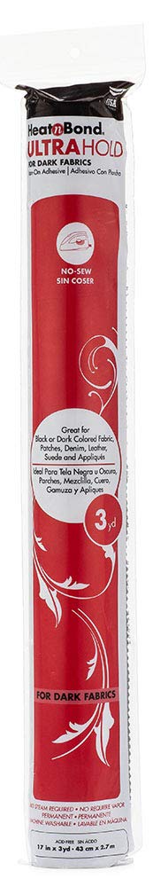 HeatnBond Ultrahold for Dark Fabrics 3512 - Rollo de 43 cm x 3 yardas