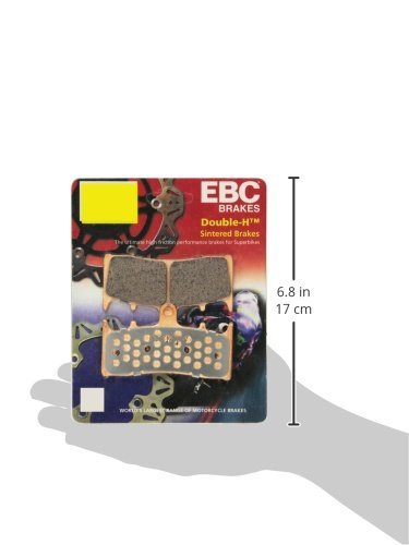 EBC Brakes FA188HH Pastilla de Freno de Disco de Aleación de Cobre Sinterizado, Negro