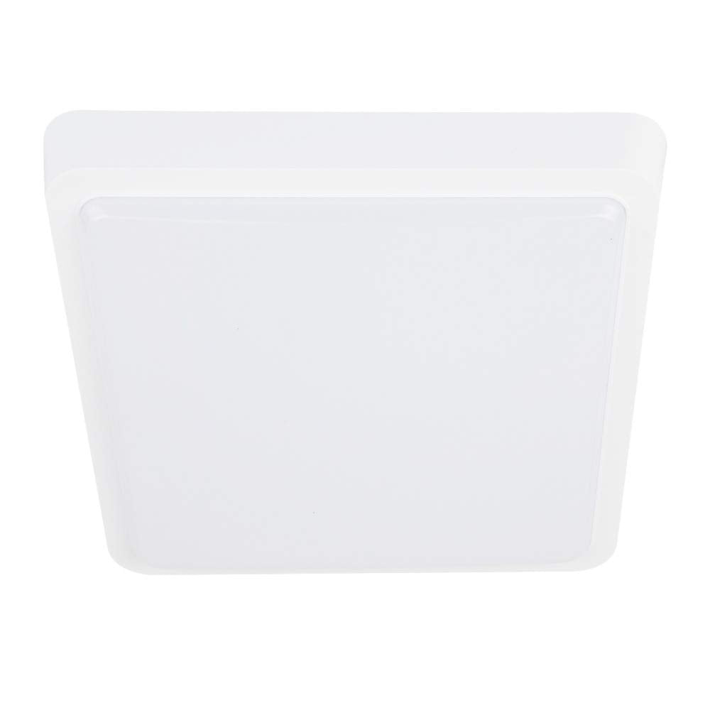 Tecnolite - Lámpara LED de Techo, Color Blanco, Luminario Cuadrado para Sobreponer, Luz Cálida Suave, 20 W
