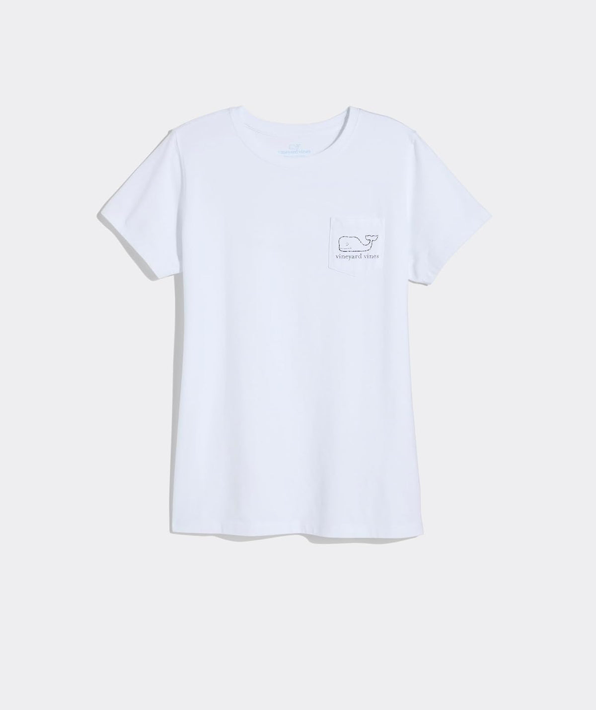 Vineyard Vines Camiseta Vintage de Manga Corta con Bolsillo para niña Camiseta para Niñas