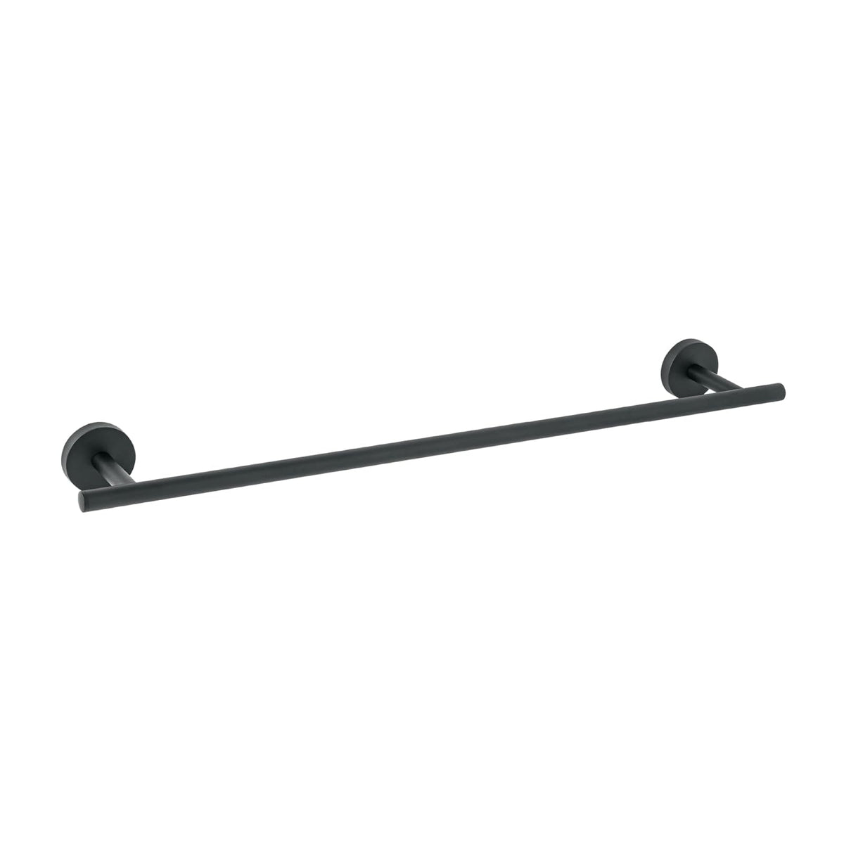 Foset TBA-76N Toallero de Barra Metálico, 61 cm - Negro mate