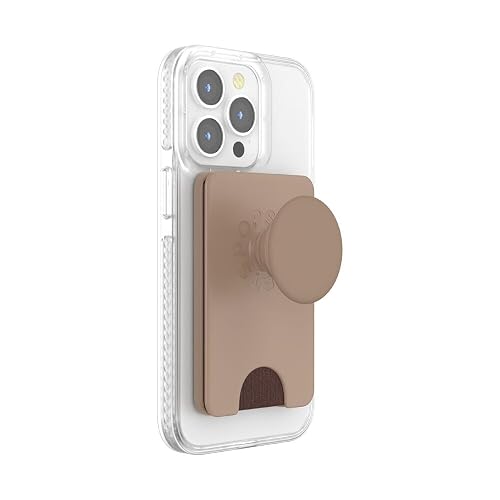 PopSockets - portafolios para teléfono con Agarre expandible y Anillo Adaptador para MagSafe, Soporte para Tarjetas de teléfono, Compatible con Carga inalámbrica, portafolios Compatible con MagSafe