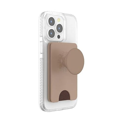 PopSockets - portafolios para teléfono con Agarre expandible y Anillo Adaptador para MagSafe, Soporte para Tarjetas de teléfono, Compatible con Carga inalámbrica, portafolios Compatible con MagSafe