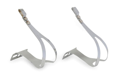 Zéfal Tocles para Ruta Christophe Toe-Clips Cromado Acero Talla S/M 2 Piezas
