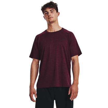 Under Armour Playera de Entrenamiento Cuello V para Hombre - XS - (603) Dark Maroon - Black